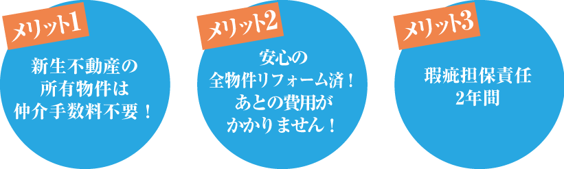 買取の3大メリット